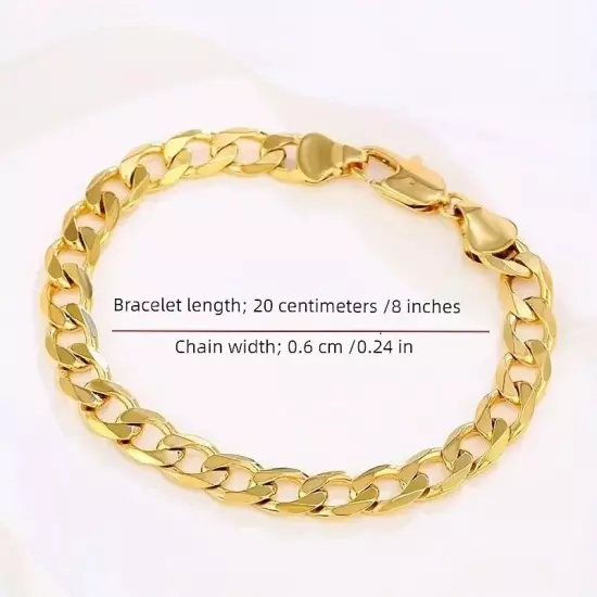 22 Inch Heavy Curb Chain with 8 Inch bracelet Set