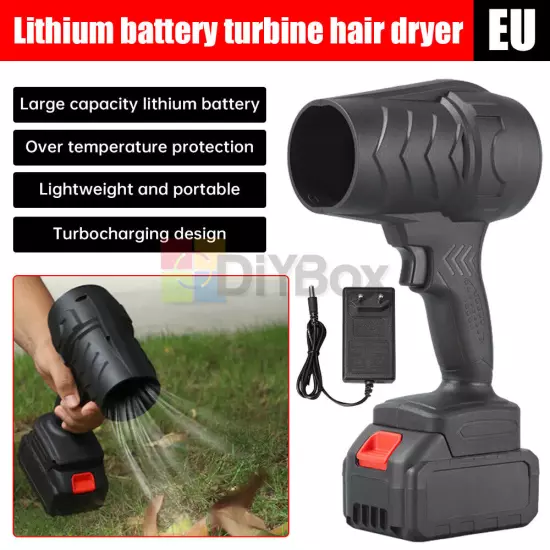 Jet Dry Mini Blower 16500RPM Air Blower Super Fan Turbo Battery Powered Portable