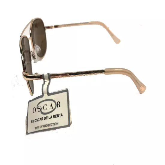 NWT Oscar De La Renta Mens Sunglasses 3041 Gold/Gold Mirror $40