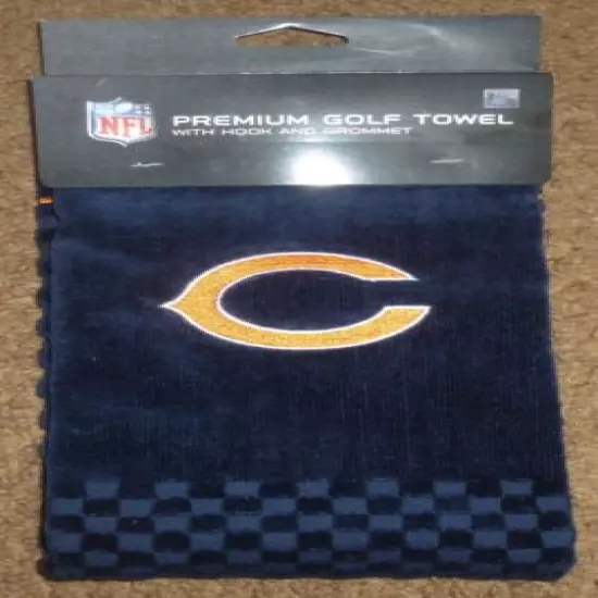 NFL Embroidered Tri-fold Towel - Chicago Bears Golf 