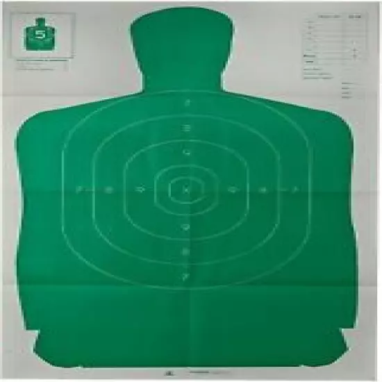 Human-Sized Paper Silhouette Shooting Target (10 Pack)