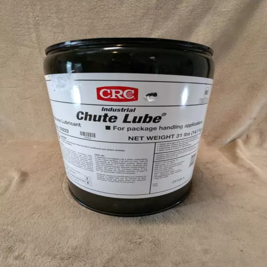 CRC 03222 Chute Lube Non-Staining Wet Film Silicone Lubricant 5 Gal