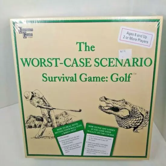 The Worst Case Scenario Survival Game: Golf University Games New Ages 8+ 