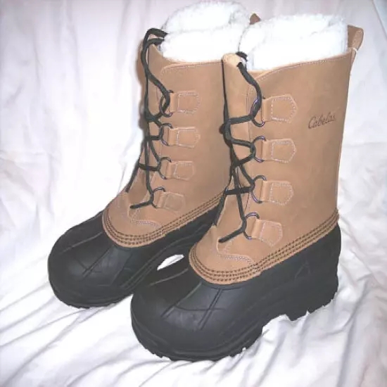 Mens Winter Boots Snow Pac Boots Waterproof Cold Weather Boots Insulated Boots 9