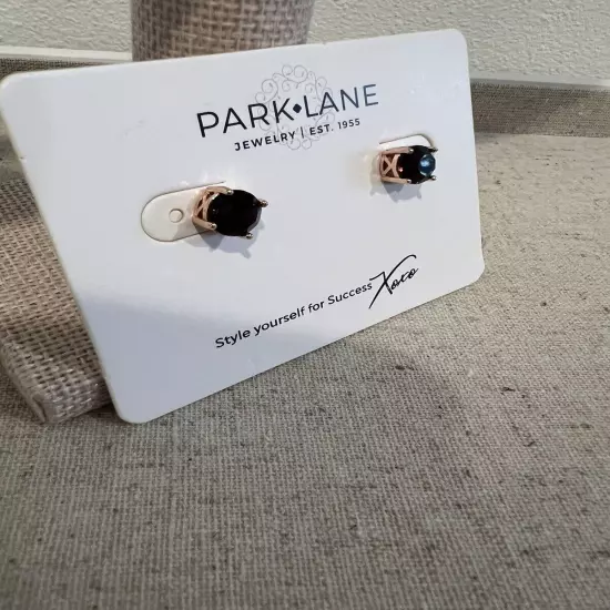 Park Lane Burgandy Impression Earrings, Rose Gold Color, 3 carts each, NIB