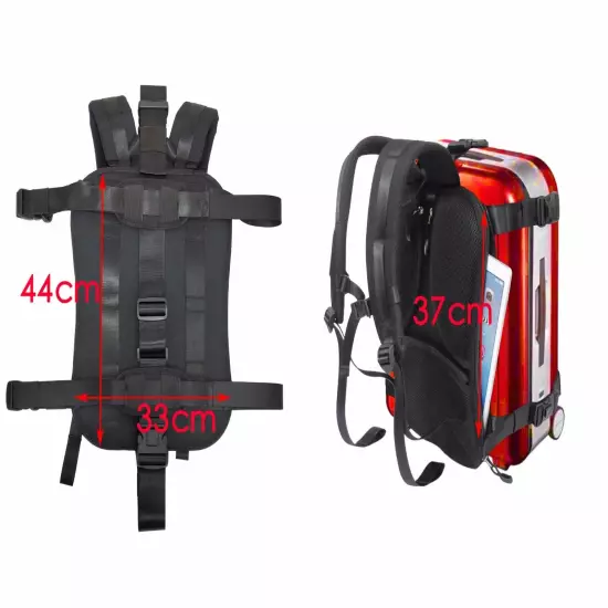 Hardcase / Carry On Trolley Luggage Backpack Conversion System Adjustable Straps