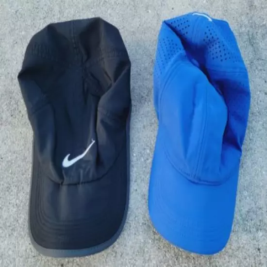 LOT Nike Golf Dri-Fit Featherlight Visors Hats SEE DETAILS AS IS