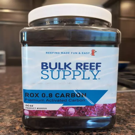 Bulk Reef Supply ROX 0.8 Carbon Premium Activated Charcoal 64 oz Product #000520