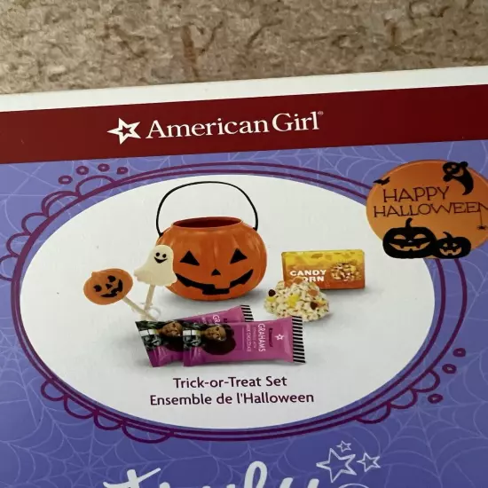 American Girl Truly Me JLY Today Trick-or-Treat Set Accessories NIB Retired