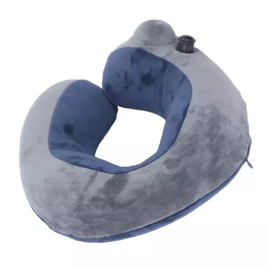 Self Inflatable Travel Pillow U Shaped Portable Neck Chain Support for Sleeping