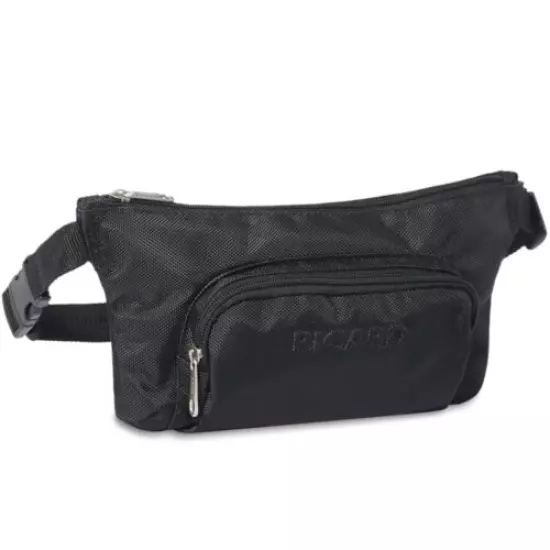 Unisex Hip Bag Belt Bag Waist Bag Picard Bag Fabric Black