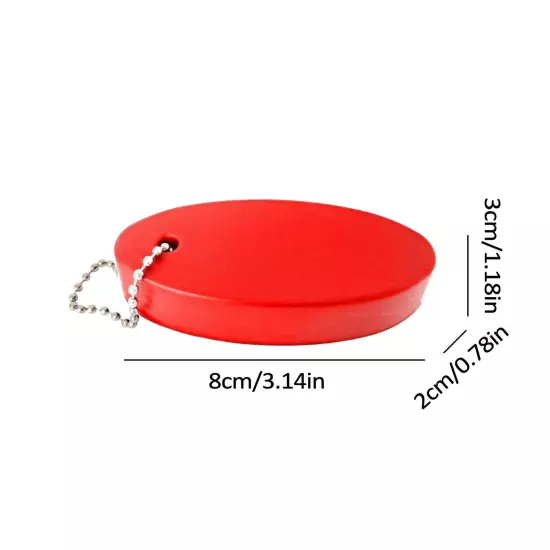 Floating PU Foam Buoy Keychain Marine Canoe Buoy Key Float Portable Buoy Keychai