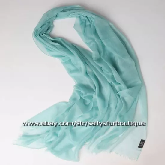 Sallys Pure Mongolian Cashmere 300s Wrap Shawl Ring Scarf Thin Soft 230 * 100 cm