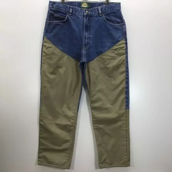 Cabela's Hunting Brush Pants Jeans Outdoor Camping Gear Mens 36 Short Act. 34x29