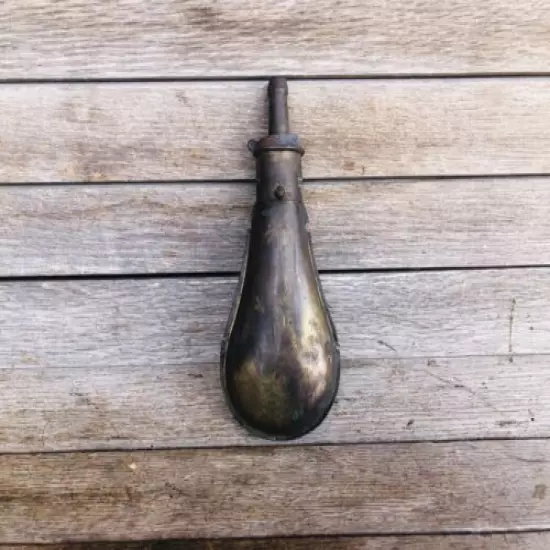 Vintage Black Powder Flask