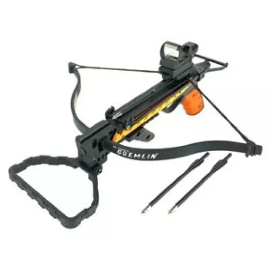 SA Sports 662 Gremlin Miniature Pistol Crossbow w/Red Dot Sight 80lb Draw