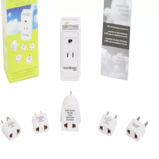 Conair Travel Smart 1875 Watt Convert-It-All Converter Set Worldwide Adapter