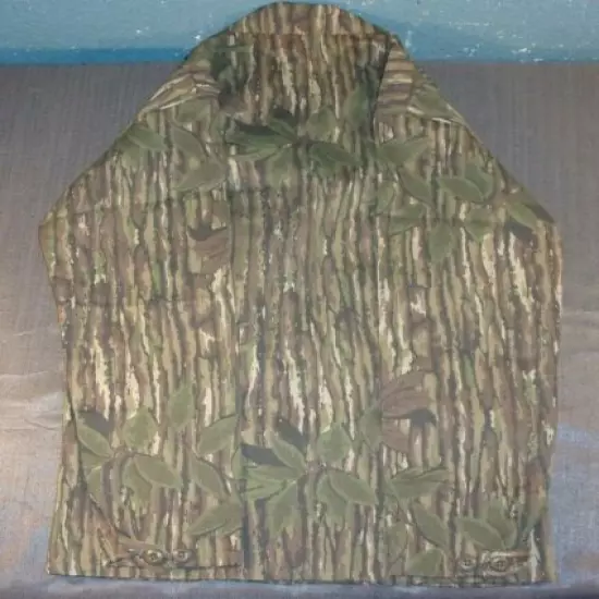 REALTREE CAMO TREES & LEAVES HUNTING COMBAT TACTICAL JACKET SMALL REGULAR 100% C