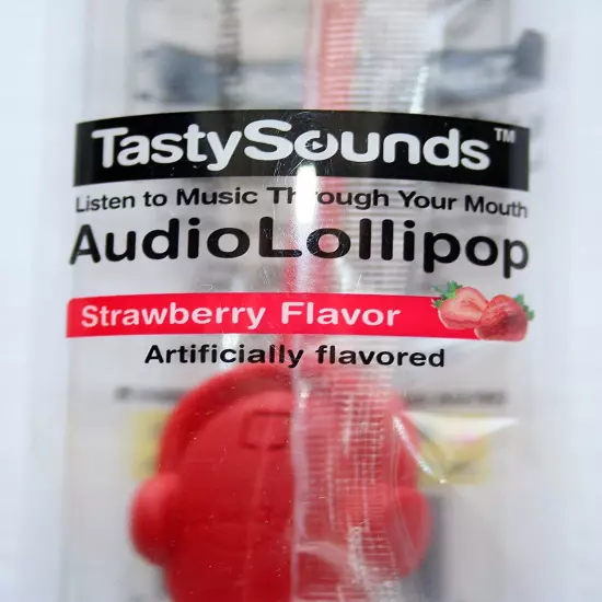 (2) Amos Tasty Sounds Through Your Mouth Lollipop Strawberry Flavor Best 12/2024