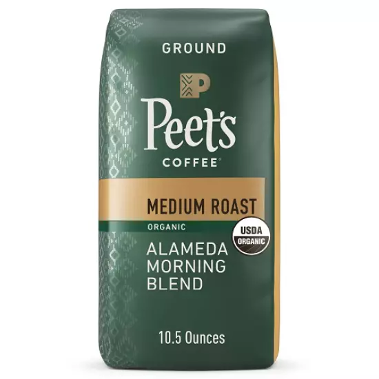 Peet's Alameda Morning Blend Medium Roast Organic Ground Coffee