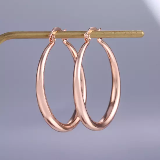 Anniversary Women Jewelry Creative 925 Silver,Gold,Rose Gold Hoop Earring