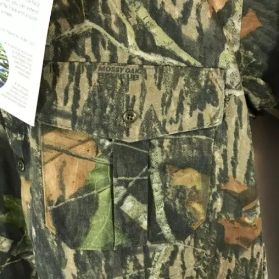 No Trace Dan River Hunting Shirt/jacket Small *no scent* NWT Mossy Oak camo