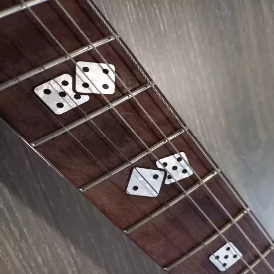 Dice Inlay Sticker Fretboard Set for guitar or bass