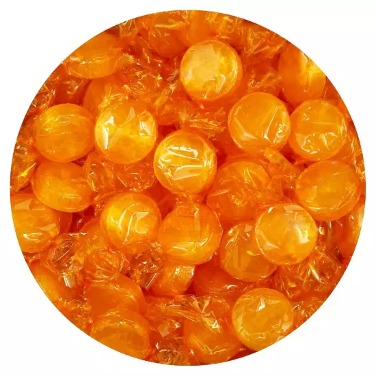 Butterscotch Hard Candy 1lb Bulk - Individually Wrapped Candy Discs