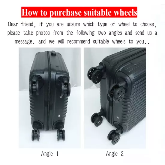 2 pcs Luggage Wheel Replacement for Samsonite luggage american trolley wheel