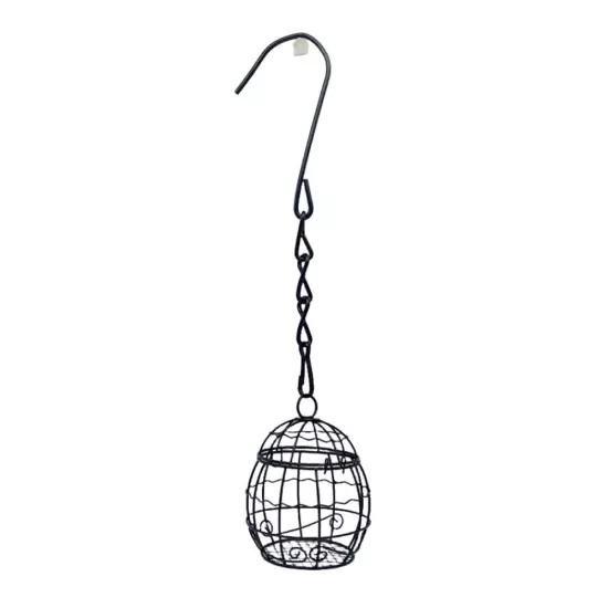 Outdoor Birdcage Bird Feeder Bird Feeding Station With Chain DIY Durable Simple➳