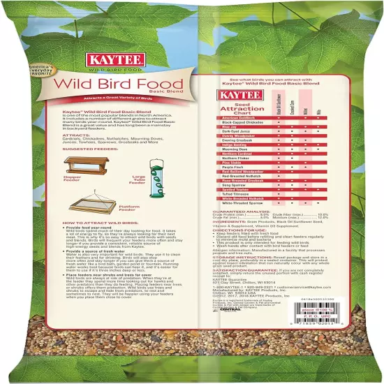 Wild Bird Food Basic Blend, 10 Lb