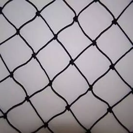 10' X 10' Baseball Softball Heavy Duty Black Square Nylon Netting ( 1 78 ) #36 