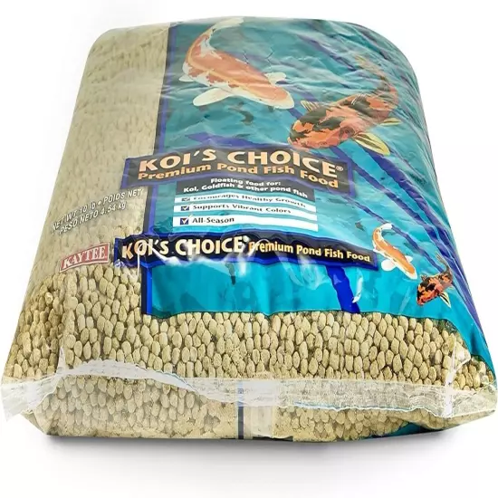 Kaytee Koi's Choice Koi Floating Fish Food 10 LB Bag