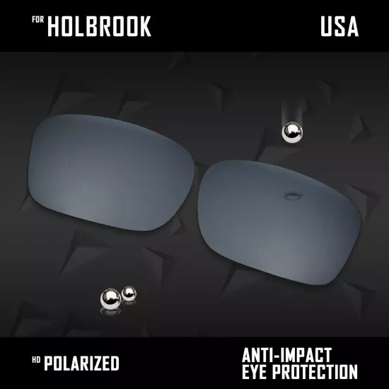 Anti Scratch Polarized Replacement Lenses for-Oakley Holbrook OO9102 Options