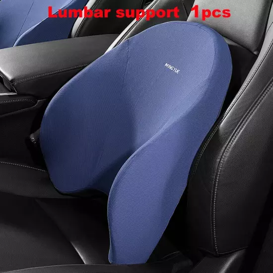 Car Lumbar Support Headrest Neck Pillow Support Universal Soft Neck Back Support