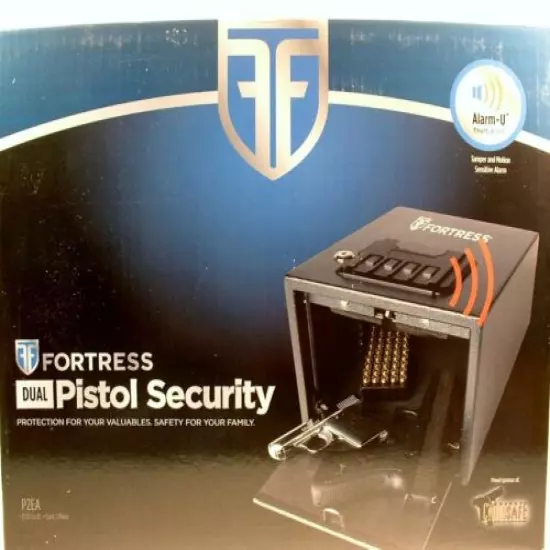 NEW FORTRESS PISTOL SECURITY SAFE VALUABLES GOLD SILVER CASH COINS FAST SHIP