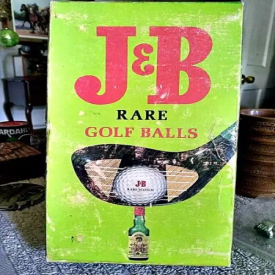 VINTAGE 1973 BOX 1O BALL JB RARE WHISKEY LOGO MIB