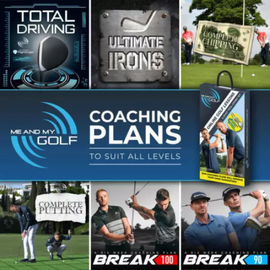 Online Golf Lessons with ME AND MY GOLF - Golf Tuition Online Videos Gift Pack