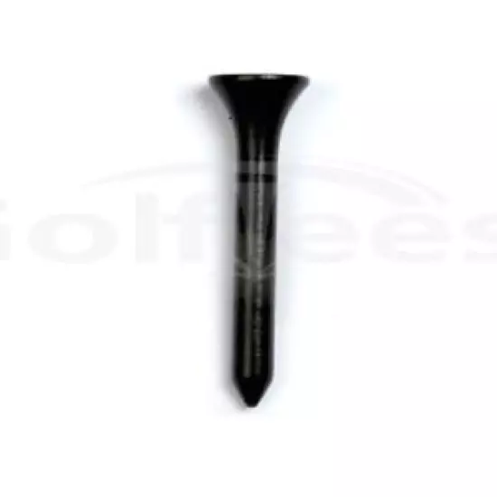 500 x 1 5/8" Wooden Golf Tees - Black