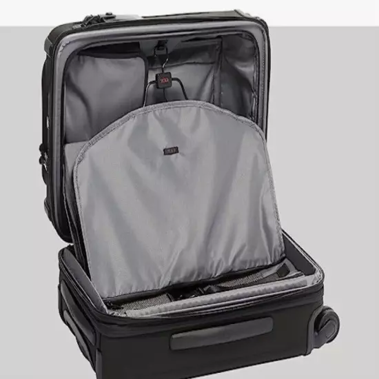 NWT TUMI ALPHA 2 International Front lid 4 wheeled Carry-on in Black $925.