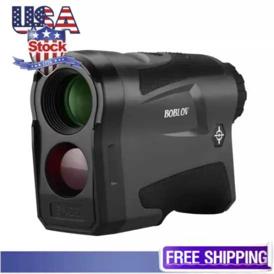 BOBLOV LF600AG 650Yards Slope Golf Rangefinder Pinsensor 6X Magnification Speed