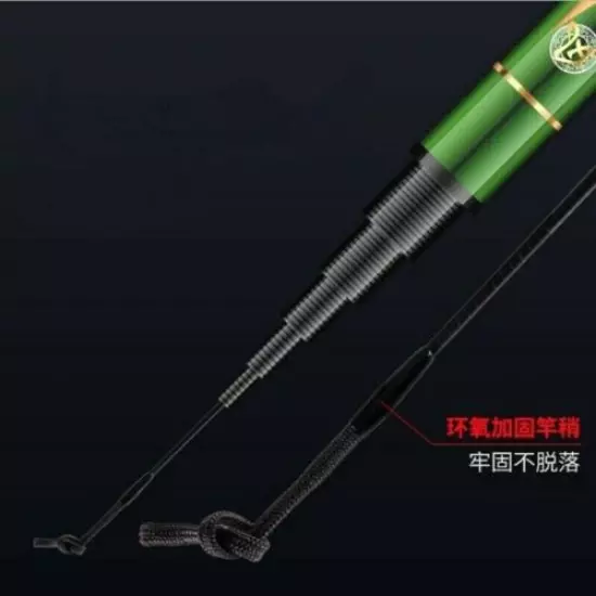 Ultralight Telescopic Fishing Rod Hand Pole Lure Carbon Fiber Hard Fast Carp S