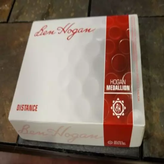 Ben Hogan Medallion Distance Golf Balls (12 Pack) 4 Sleeves Boxes NEW