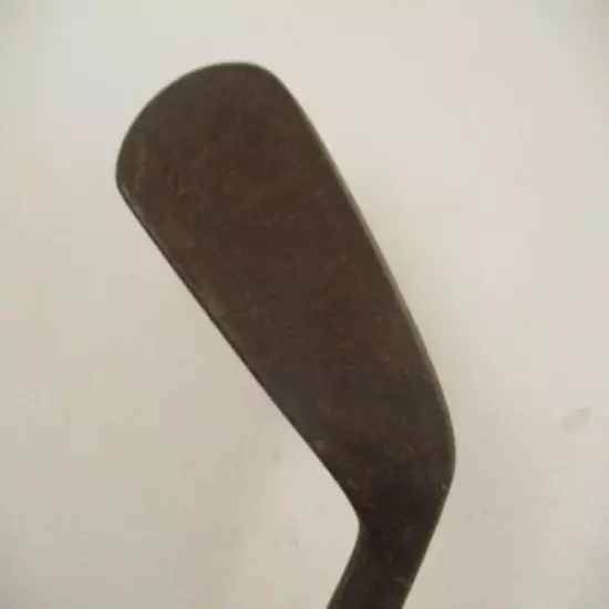 Antique Vintage George Nicoll 2 Mashie Iron Wood Shaft Right Hand Golf Club 