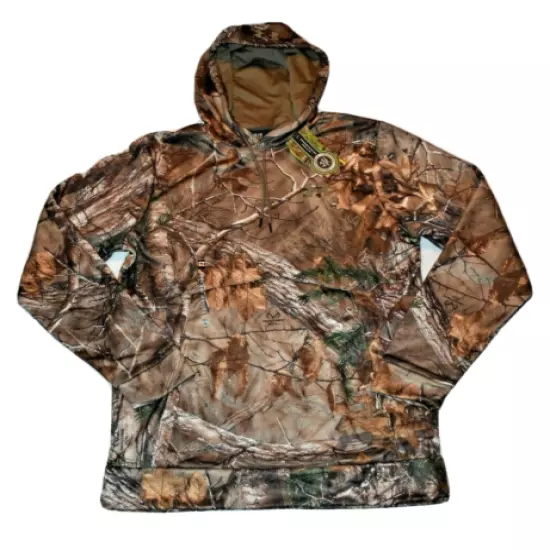 Under Armour Men's UA Realtree Xtra Camo Pullover Hoodie ColdGear Storm M Tall