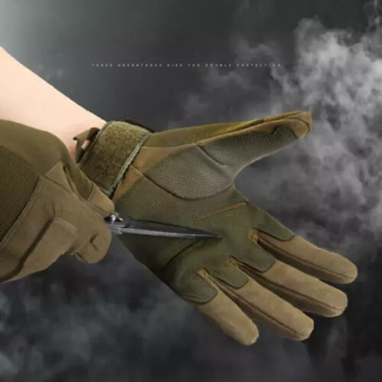 Tactical Full Finger Gloves Army Military Hunting Combat Shooting for Men Women