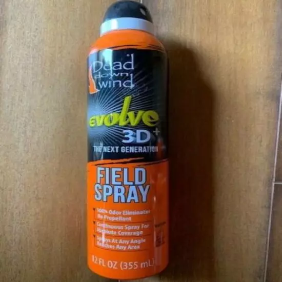 New Dead Down Wind Evolve 3D+ Odor Eliminator Field Spray Continuous Spray 13036