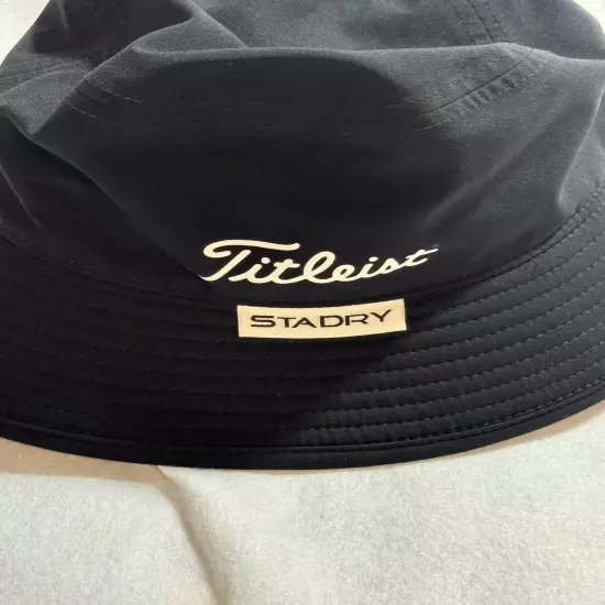 New,Men’s Stadry Titleist Black Bucket Hat Size S/m