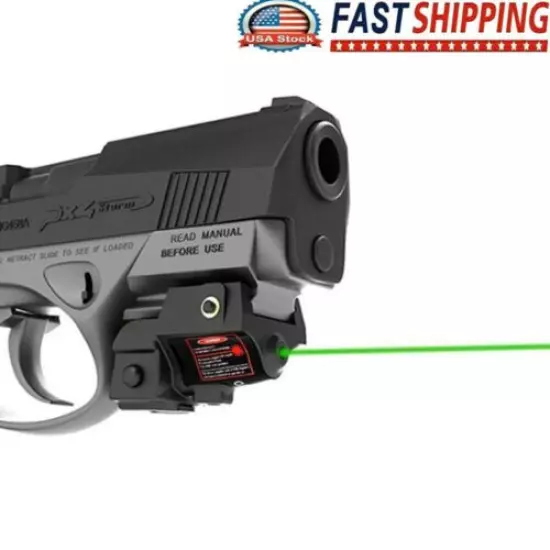 Compact USB Rechargeable Green Laser Sight For Pistol Glock17 19 Taurus G2C G3C