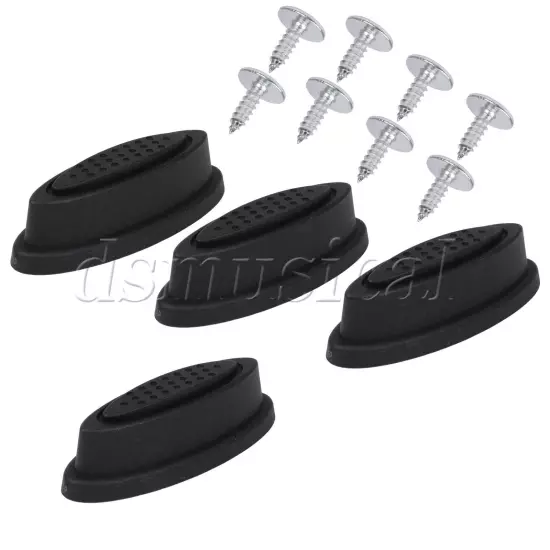 4 Pcs Luggage Side Stud Feet Pad Simple Lightweight Hole Pitch 1.18 Inch